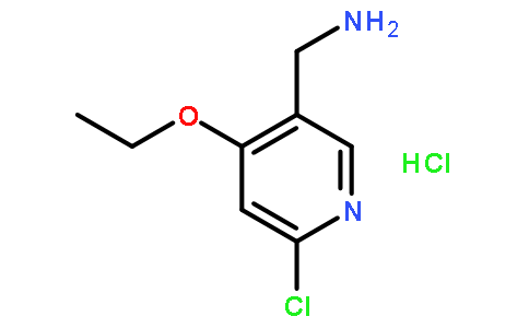 (6-chloro-4-ethoxypyridin-3-yl)methanamine hydrochloride