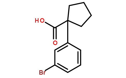 CYCLOPENTANECARBOXYLIC ACID,1-(3-BROMOPHENYL)-