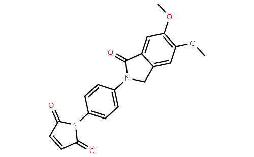 1-[4-(5,6-dimethoxy-3-oxo-1H-isoindol-2-yl)phenyl]pyrrole-2,5-dione