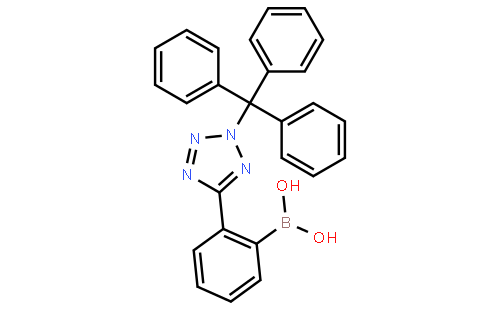 2 -(5-(1-三苯甲基-1H-四氮唑)苯硼酸