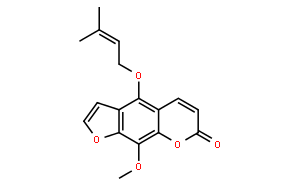 8-氧甲基异欧前胡内酯、5-(异戊烯基氧基)-8-甲氧基补骨脂素