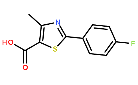 2-(4-氟苯基)-4-甲基噻唑-5-羧酸