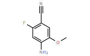 2-氟-4-氨基-5-甲氧基苯腈