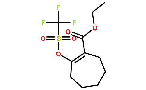 Ethyl 2-(((trifluoromethyl)sulfonyl)oxy)cyclohept-1-enecarboxylate