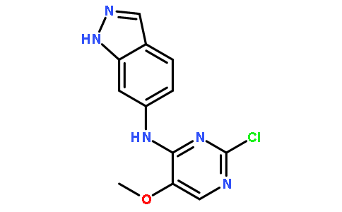 N-(2-Chloro-5-methoxypyrimidin-4-yl)-1H-indazol-6-amine