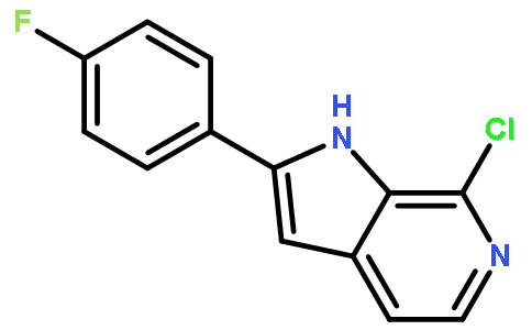 7-Chloro-2-(4-fluorophenyl)-1H-pyrrolo[2,3-c]pyridine