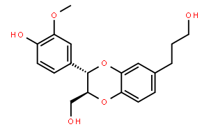 (2S，3S)-2，3-二氢-3-(4-羟基-3-甲氧基苯基)-2-(羟基甲基)-1，4-苯并二恶烷-6-丙醇