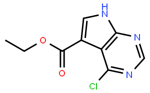 4-氯-7H-吡咯并[2,3-D]嘧啶-5-甲酸乙酯