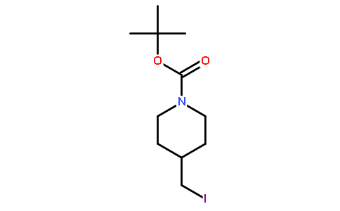 1-叔丁氧羰基-4-碘甲基哌啶