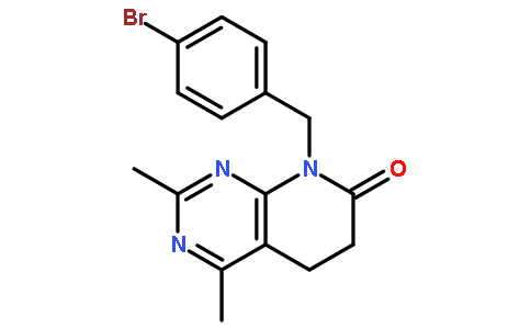 8-(4-Bromobenzyl)-2,4-dimethyl-5,6-dihydropyrido[2,3-d]pyrimidin-7(8H)-one