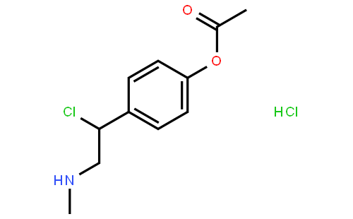 乙酸-4-[1-氯-2-(甲氨基)乙基]苯酯盐酸盐