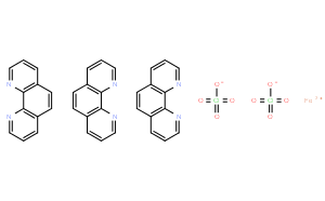 1,10-邻二氮杂菲高氯酸亚铁盐(cas:14586-54-0)结构式图片