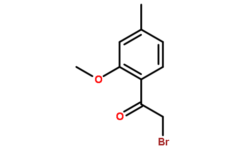 2-bromo-1-(2-methoxy-4-methylphenyl) ethanone