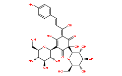 2,5-Cyclohexadien-1-one,2,4-di-b-D-glucopyranosyl-3,4,5-trihydroxy-6-[(2E)-3-(4-hydroxyphenyl)-1-oxo-2-propen-1-yl]-