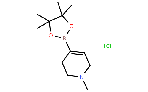 1-Methyl-4-(4,4,5,5-tetramethyl-1,3,2-dioxaborolan-2-yl)-1,2,3,6-tetrahydropyridine hydrochloride