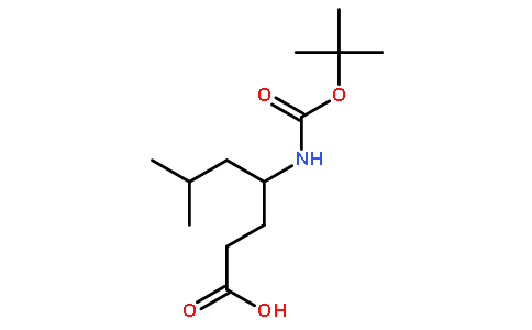 (R)-4-((tert-Butoxycarbonyl)amino)-6-methylheptanoic acid