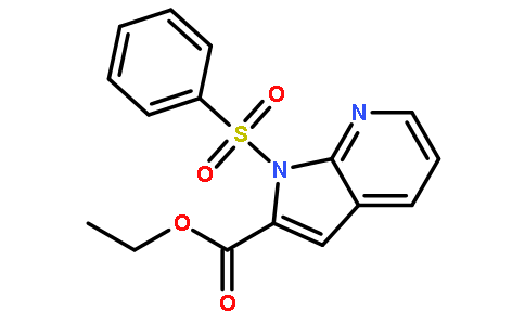 Ethyl 1-(phenylsulfonyl)-1H-pyrrolo[2,3-b]pyridine-2-carboxylate