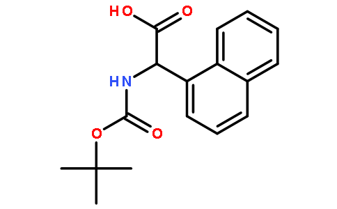 TERT-BUTOXYCARBONYLAMINO-NAPHTHALEN-1-YL-ACETIC ACID