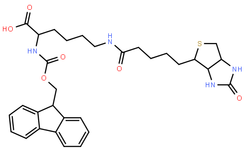 N-Fmoc-N'-生物素-L-赖氨酸