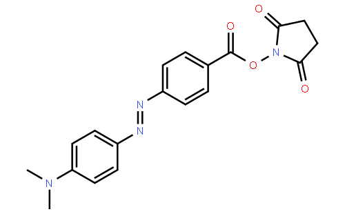 4- ((4-(Dimethylamino)phenyl)azo)benzoic acid, succinimidyl ester [Dabcyl, SE]