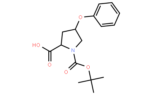 (2S,4S)-1-(tert-Butoxycarbonyl)-4-phenoxy-2-pyrrolidinecarboxylic acid