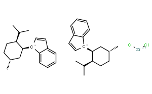 (-)-Bis[1-{(1'S,2'S,5'R)-2'-i-propyl-5'-methylcyclohexyl}indenyl]zirconium(IV) dichloride