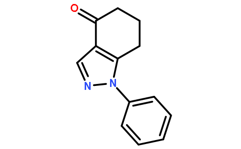 1-Phenyl-1,5,6,7-tetrahydro-indazol-4-one