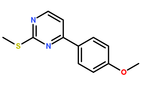 4-(4-Methoxyphenyl)-2-(methylthio)pyrimidine
