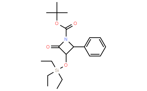 (3R,4S)-3-(三乙基硅氧基)-4-苯基-2-氧-氮杂环丁-1-甲酸叔丁酯