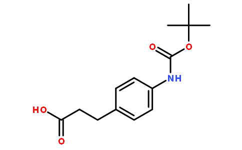 3-(4-tert-Butoxycarbonylamino-phenyl)-propionic acid