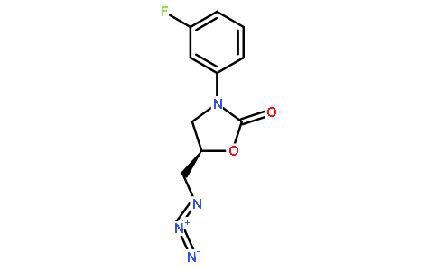 (5R)-5-(叠氮甲基)-3-(3-氟苯基)-2-恶唑烷酮