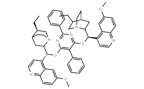 hydroquinine 2,5-diphenyl-4,6-pyri-midinediyl diether
