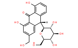 10-吡喃葡萄糖基-1,8-二羟基-3-羟甲基-9(10H)-蒽酮