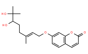 7-[[(2E，6R)-6，7-二羥基-3，7-二甲基-2-辛烯-1-基]氧基]-2H-1-苯并吡喃-2-酮