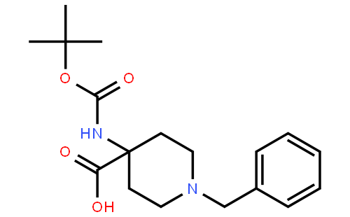 1-苄基-4-(Boc-氨基)哌啶-4-羧酸