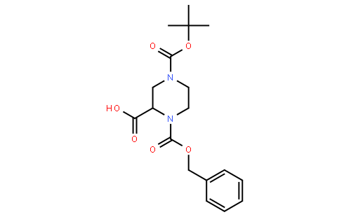 (S)-4-叔丁氧羰基-1-苄氧羰基-2-哌嗪羧酸