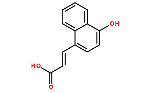 (E)-3-(1-hydroxynaphthalen-4-yl)acrylic acid