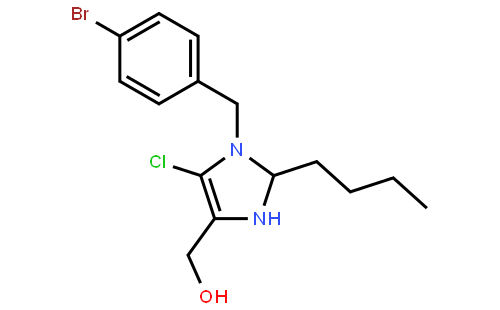 1-(4-溴苄基)-2-丁基-4-氯-1H-咪唑-5-甲醇