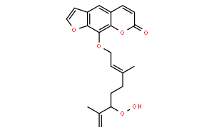 9-((6-Hydroperoxy-3,7-dimethylocta-2,7-dien-1-yl)oxy)-7H-furo[3,2-g]chromen-7-one