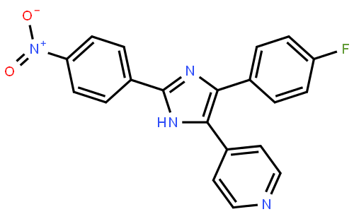4-[4-(4-氟苯基)-2-(4-硝基苯基)-1H-咪唑-5-基]吡啶