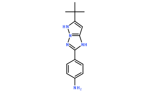 2-(4-aminophenyl)-6-tert-butyl-1H-pyrazolo[1,5-b][1,2,4]triazole