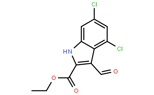 Ethyl 4,6-dichloro-3-formyl-1H-indole-2-carboxylate