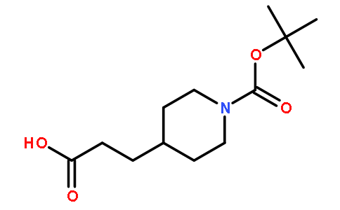 1-叔丁氧羰基-4-哌啶丙酸