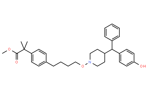 4-(4-羟基联苯甲基)哌啶-1-氧代丁基-2,2-二甲基苯乙酸甲酯