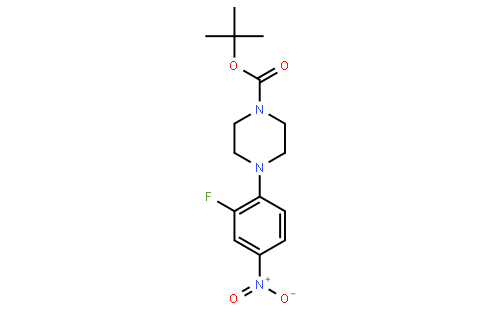 tert-Butyl 4-(2-fluoro-4-nitrophenyl)piperazine-1-carboxylate