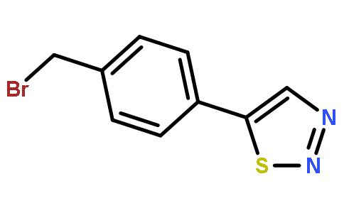 5-(4-(bromomethyl)phenyl)-1,2,3-thiadiazole