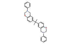 6,6'-(propane-2,2-diyl)bis(2-phenyl-3,4-dihydro-2H-benzo[e][1,3]oxazine)