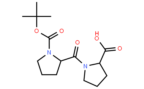(S)-1-((S)-1-(tert-Butoxycarbonyl)pyrrolidine-2-carbonyl)pyrrolidine-2-carboxylic acid
