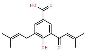 4-Hydroxy-3-(3-methyl-2-butenoyl