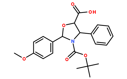 (2R,4S,5R)-3-(tert-Butoxycarbonyl)-2-(4-methoxyphenyl)-4-phenyloxazolidine-5-carboxylic acid